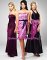 Luxury Burgundy Lace Up Dama Dress for Quinceanera Ruching Sleeveless Floor Length