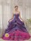 Parker Arizona /AZ Unique Quinceanera Dress Appliques Floral Pick-ups Two-toned Strapless