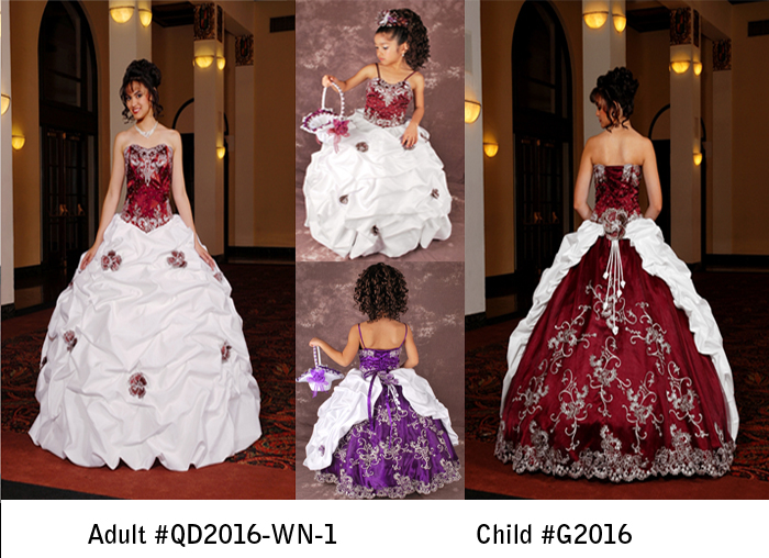 Modest Princesita Dress G2017 matching with Quinceanera Dress 2 - Click Image to Close