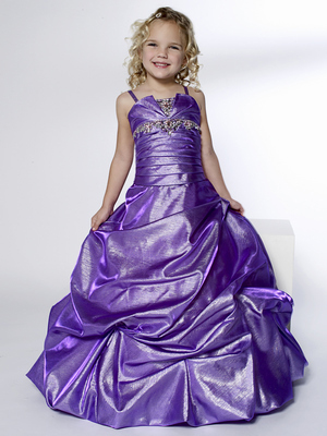 Cheap Ball gown Strap Floor-length Flower Girl Dresses Style 13232