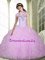 Discount Beading and Ruffles Sweetheart Quinceanera Dresses for