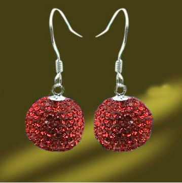 Latest Earrings with Swarovski Crystal EARR21088-1 - Click Image to Close