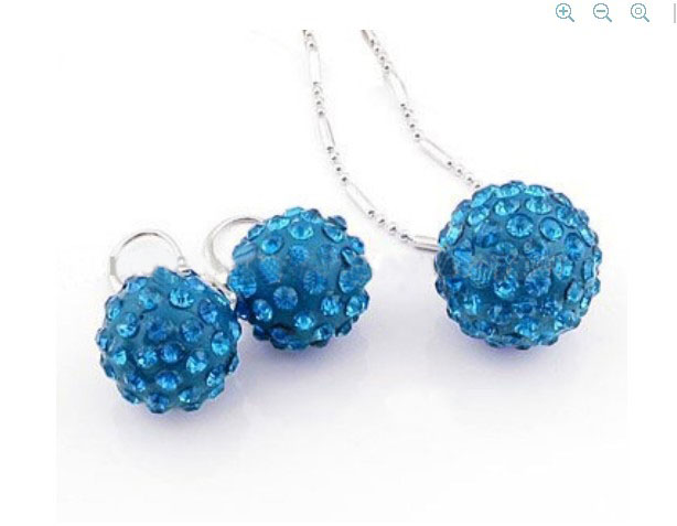 New Jewelry Beautiful Earrings with Swarovski Crystal EARR32019-1 - Click Image to Close