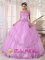 Peach Springs Arizona /AZ Quinceanera Dress Sweetheart Lavender Appliques Tulle