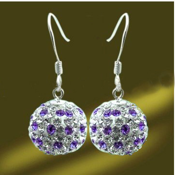 Latest Elegant Earrings with Swarovski Crystal EARR240101-10 - Click Image to Close