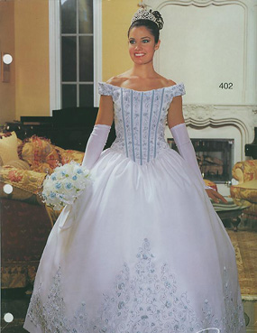 Stylish ball gown off the shoulder neck floor-length Quinceanera Dama Gown L929058