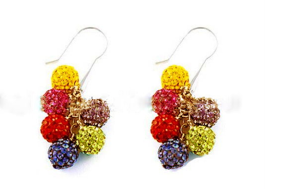 Latest Earrings with Swarovski Crystal EARRQ1109 - Click Image to Close