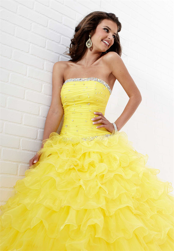 Perfect Ball gown Strapless Floor-length Quinceanera Dresses Style 16881