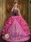 Grants New Mexico/NM Rose Pink Quinceanera Dress Embroidery With Strapless Design For Cheap Summer