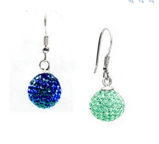 Latest Earrings with Swarovski Crystal EARRQ1301-6 - Click Image to Close