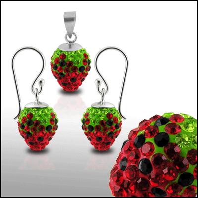 new fashion design swarovski crystal ball earrings EARR6010 - Click Image to Close