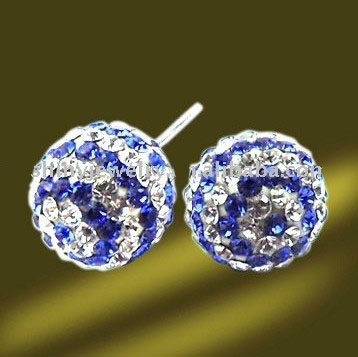 Latest Jewelry Affordable Earrings with Swarovski Crystal EARR380111-12 - Click Image to Close