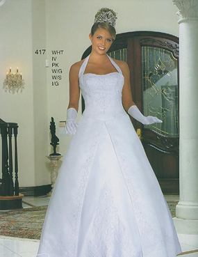 Popular A-line halter top neck floor-length Ivory Quinceanera Dress L929078 - Click Image to Close