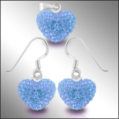 Latest Romantic Earrings with Swarovski Crystal EARR1101-7 - Click Image to Close