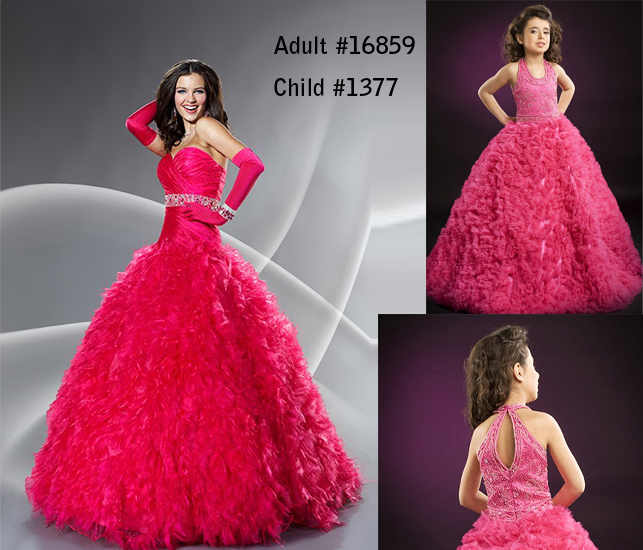 Pretty princesita dress 1377 matching with quinceanera dress style 16859 - Click Image to Close