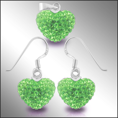 Latest Lovely Earrings with Swarovski Crystal EARR1101-1 - Click Image to Close