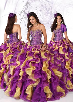 Luxurious Ball gown Strapless Floor-length Quinceanera Dresses Style 80080 - Click Image to Close