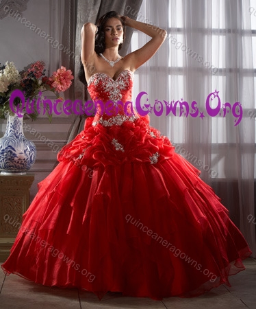 Modern Sweetheart Pick Ups and Appliques Quinceanera Dresses - Click Image to Close