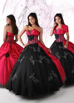 Beautiful Ball gown Strapless Floor-length Quinceanera Dresses Style 80096 - Click Image to Close