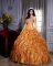 Fascinating ball gown sweetheart neck floor-length Quinceanera dresses YELLOW06