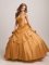 Speacial ball gown strapless floor-length Quinceanera Dress YELLOW011.2