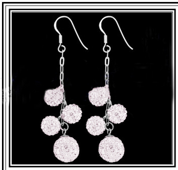 Beautiful Earrings with Swarovski Crystal EARRQ12055-7 - Click Image to Close