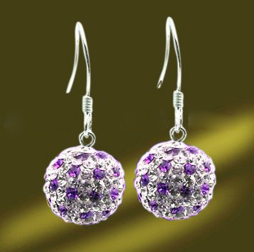 Swarovski crystal Earrings, Cheap earring,Hoop earring EARR16060-6 - Click Image to Close