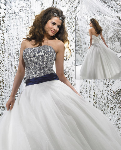 Gorgeous ball gown sleeveless Floor-length Quinceanera Dress D71712 - Click Image to Close